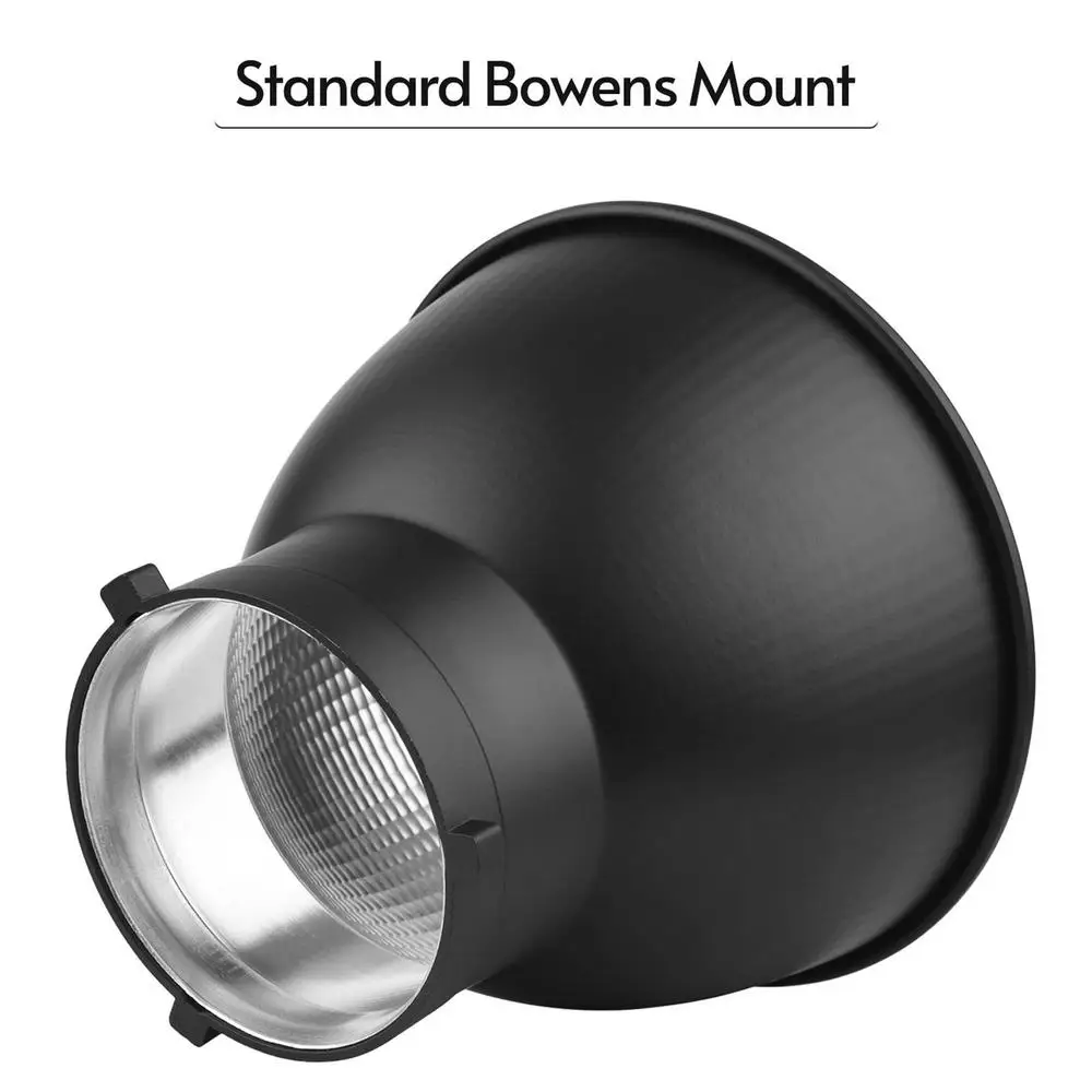 Description Picture 6 of itemAndoer Standard Reflector Diffuser Lamp Shade Dish for Bowens Mount Studio Strobe Flash  For Speedlight Camera Accesseries