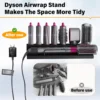 For Dyson Airwrap Hair Curler Bracket Storage Rack Wall Mount Bracket Bathroom Organizer 4