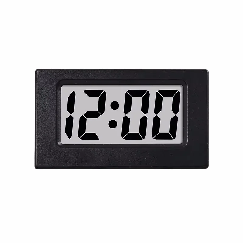 digital clock LR1130 Battery Powered Mini Desk Clock Date 12-Hour Time Display Portable Electronic Table LCD for Travel Car Bedroom