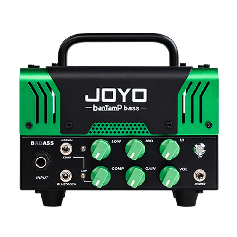 JOYO Bass Amplifier Head for Bluetooth Preamp Tube Amp BanTamp BADASS Bass Guitar Amp Head with Footswitch Pedal AC 100-240V 4Ω