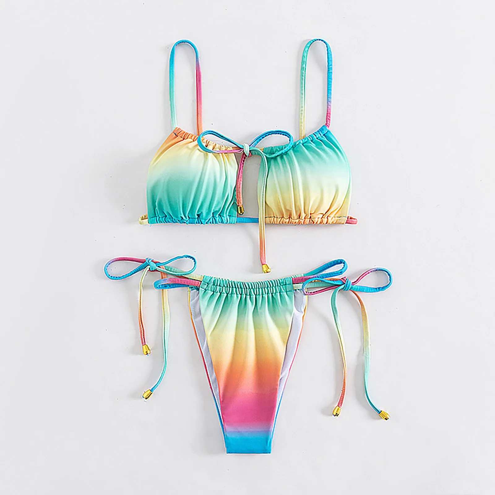 

Women Print Bikini Set Swimming Two Piece Swimsuits Swimwear Beach Suit