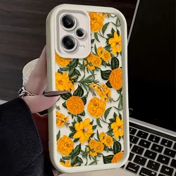 Oil Painting Sunflower Flower TPU Case for Redmi Note 10 Pro (5)
