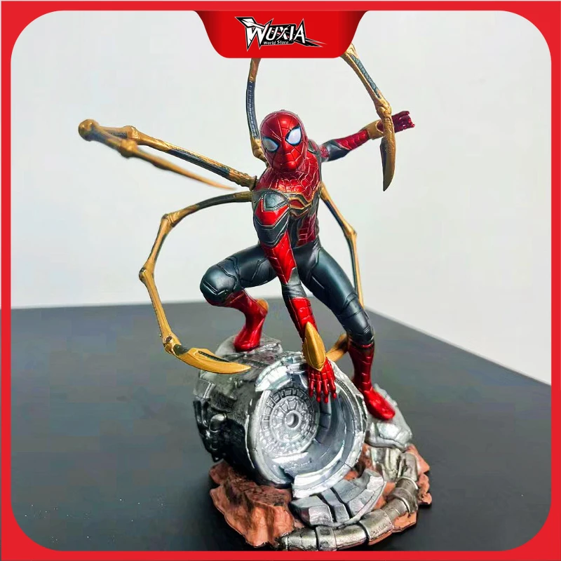 marvel-anime-the-amazing-spider-man-classic-21cm-super-hero-model-spiderman-peter-parker-peripheral-action-figure-manga-gift-toy