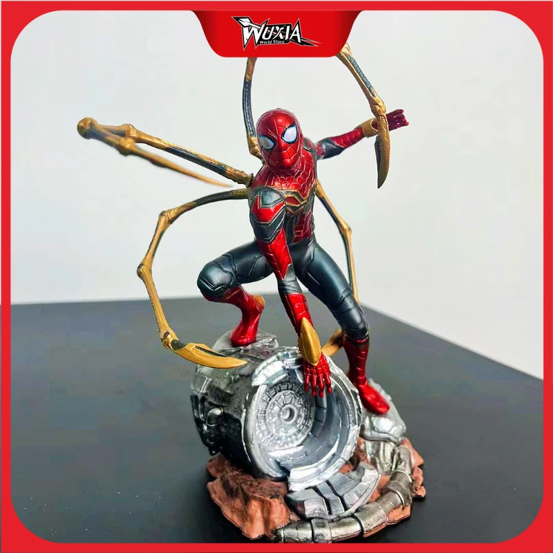 

Marvel Anime The Amazing Spider-Man Classic 21cm Super Hero Model Spiderman Peter Parker Peripheral Action Figure Manga Gift Toy