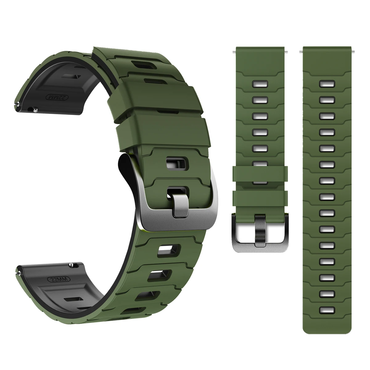 22mm Silicone Smart Watch Strap – Stylish Bracelet Wristband