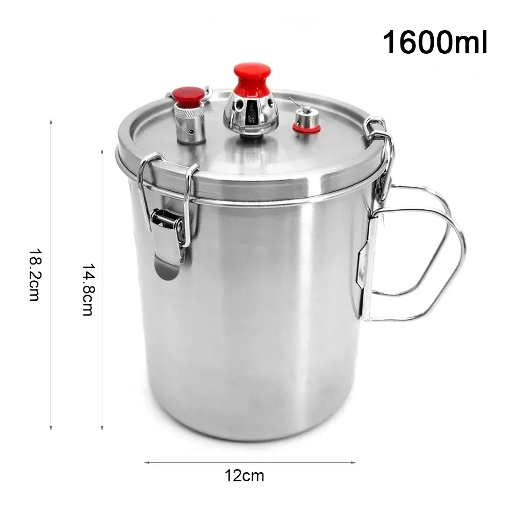 قدر ضغط صغير خفيف للغاية 304 من الفولاذ المقاوم لل...