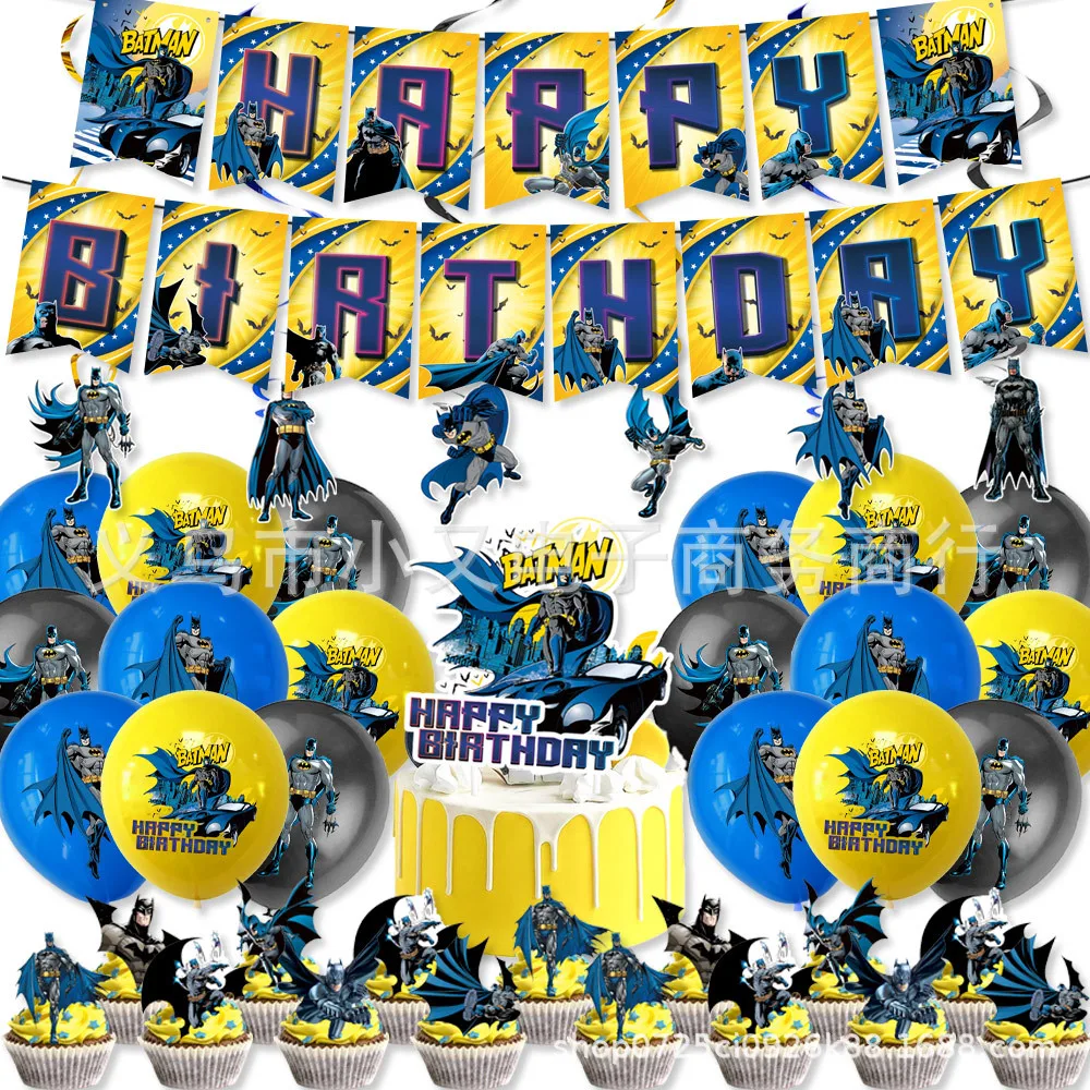 Nuovi Arrivi: Batman, Supereroi, Festa Di Compleanno, Decorazioni, Striscioni, Torte, Spine, Palloncini, Decorazioni A Spirale