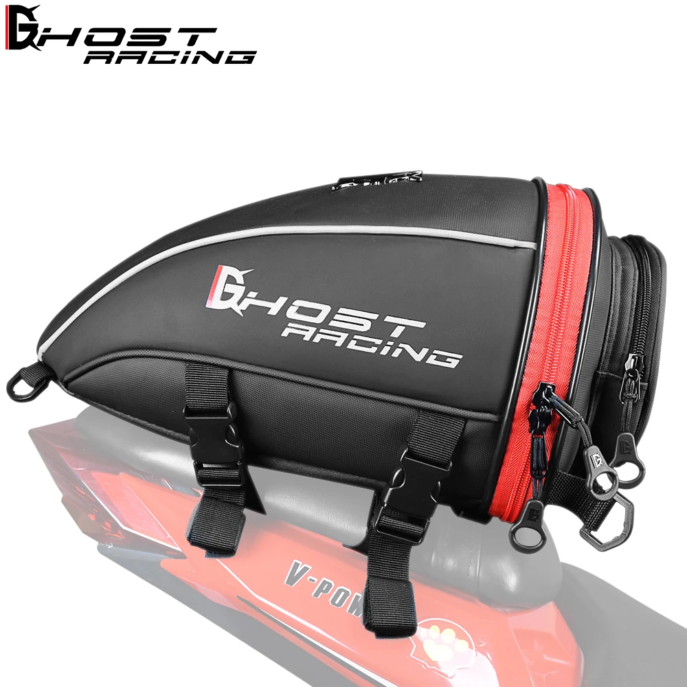 Komine Carbon Fiber Motorcycle Tank Bag Waterproof Motorbike Oil Fuel