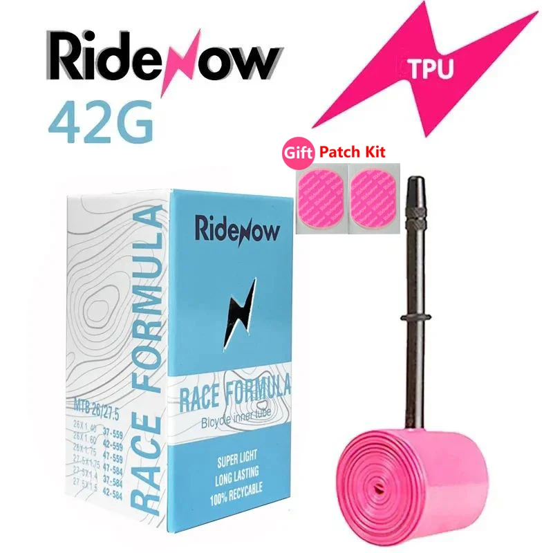 Ultralight RideNow TPU MTB 29 camera d'aria bici 29x1.9 2.1 2.2 2.3 2.4 pollici 56g vasca 45MM parti di biciclette da montagna pneumatico 26 27.5 29er - immagine 3