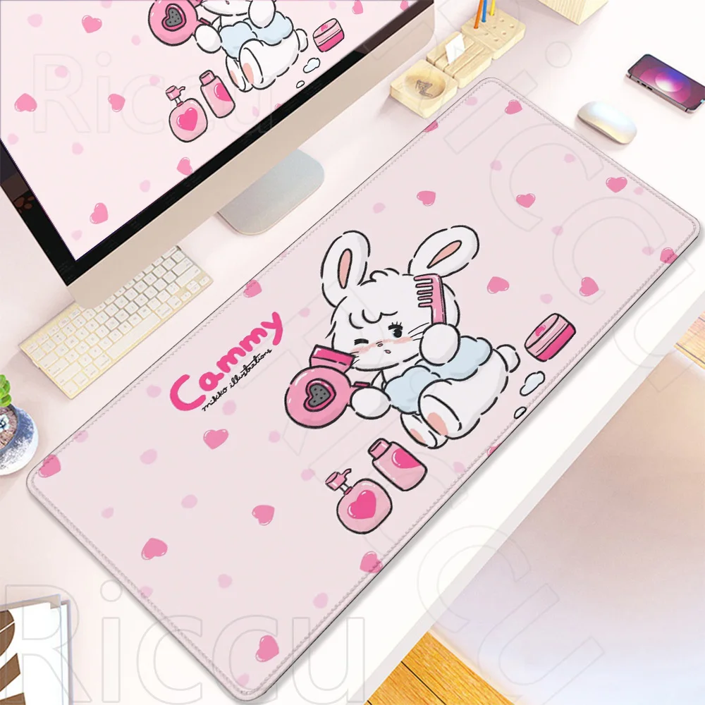 Enhanced Product Title:  
Kawaii Cartoon Desk Mat - Cute XXL Gaming Mouse and Keyboard Pad