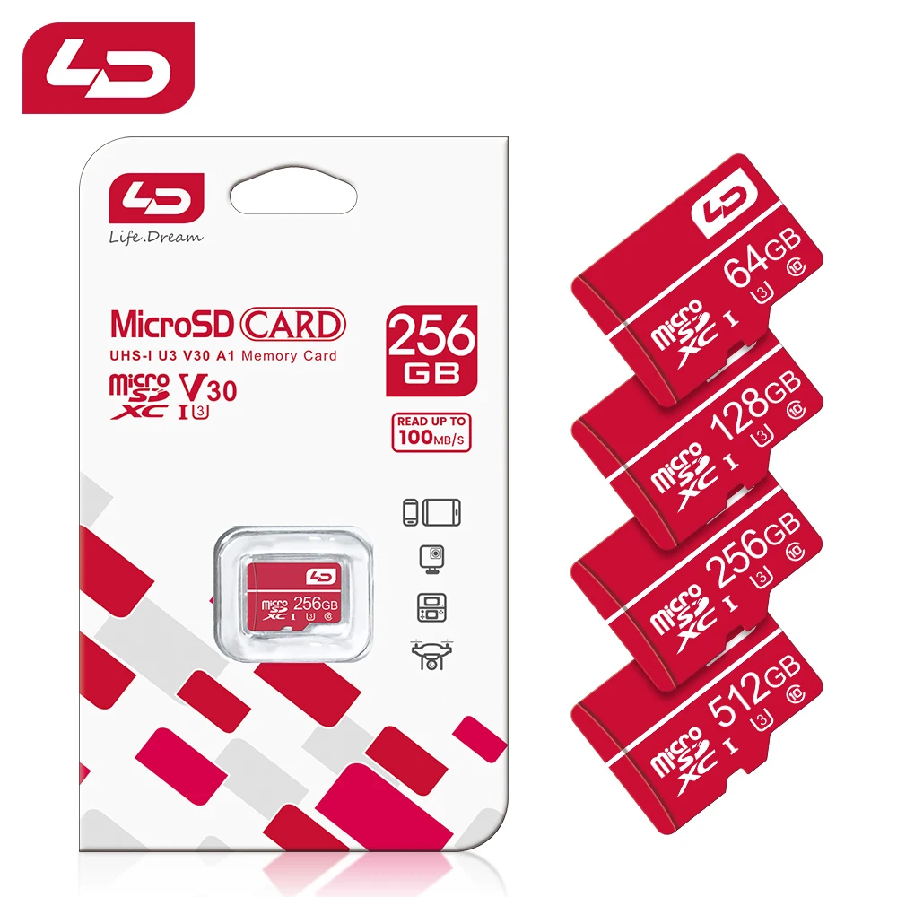마이크로 SD TF 플래시 카드, 클래스 10, 4GB, 8 GB, 16GB, 128 GB, 64GB, 32GB, 32GB, 64 128 GB, 휴대폰 카메라용, 5 개