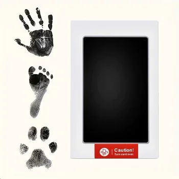 1 Set impronte di mani per bambini impronte tamponi di inchiostro sicuro non tossico non-touch pelle senza inchiostro kit pet gatto cane zampa stampe souvenir regali