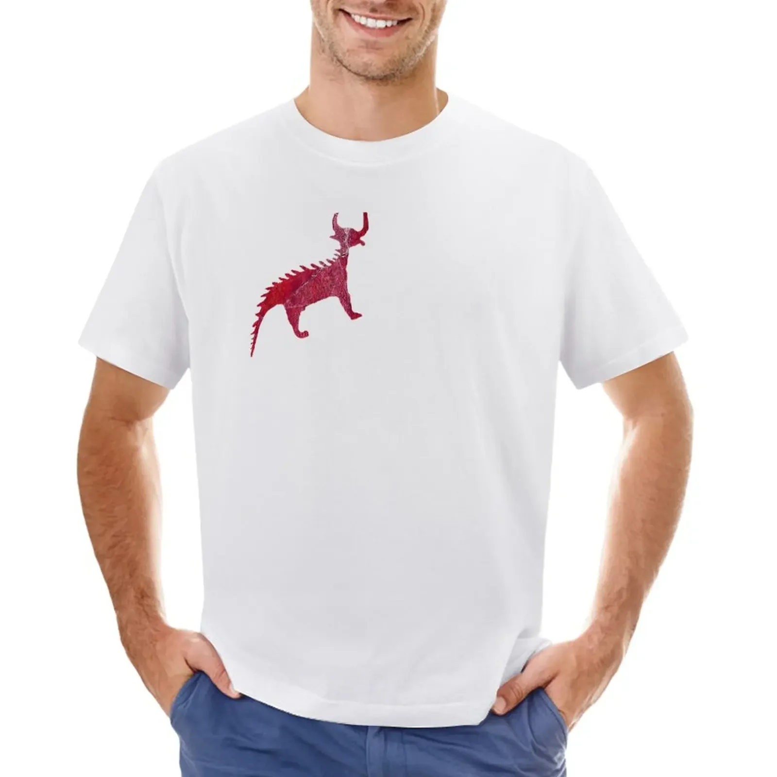 

The Great Lynx (Mishipeshu) T-Shirt summer tops anime sublime vintage clothes mens t shirts pack