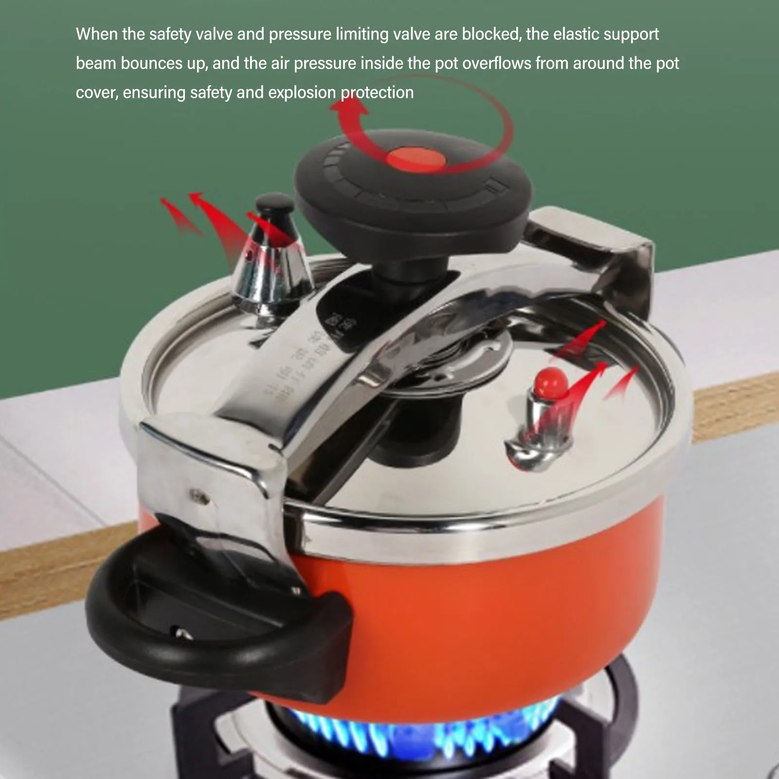 2L Mini Stainless Steel Pressure Cooker – Gas & Induction 2