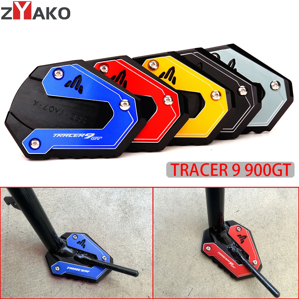 Per Yamaha Tracer 9 Gt Tracer 9 Tracer 9Gt 2021 2022 Tracer 900Gt Supporto Laterale Per Moto Pad Di Estensione Ingrandisci Piastra Di Supporto