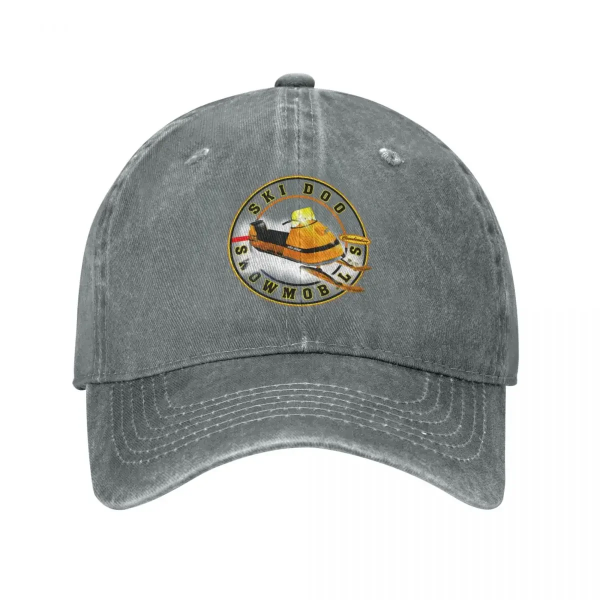 

Ski Doo Vintage Snowmobile Cowboy Hat Big Size Hat Caps Hat Female Men'S