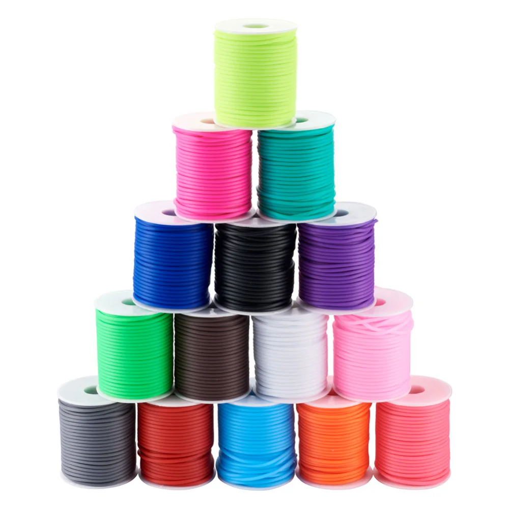 20 m/rotolo 5x3mm elastico morbido cavo di Nylon moda piatto filo di Nylon per  bracciali collane perline fai da te intrecciato creazione di gioielli -  AliExpress