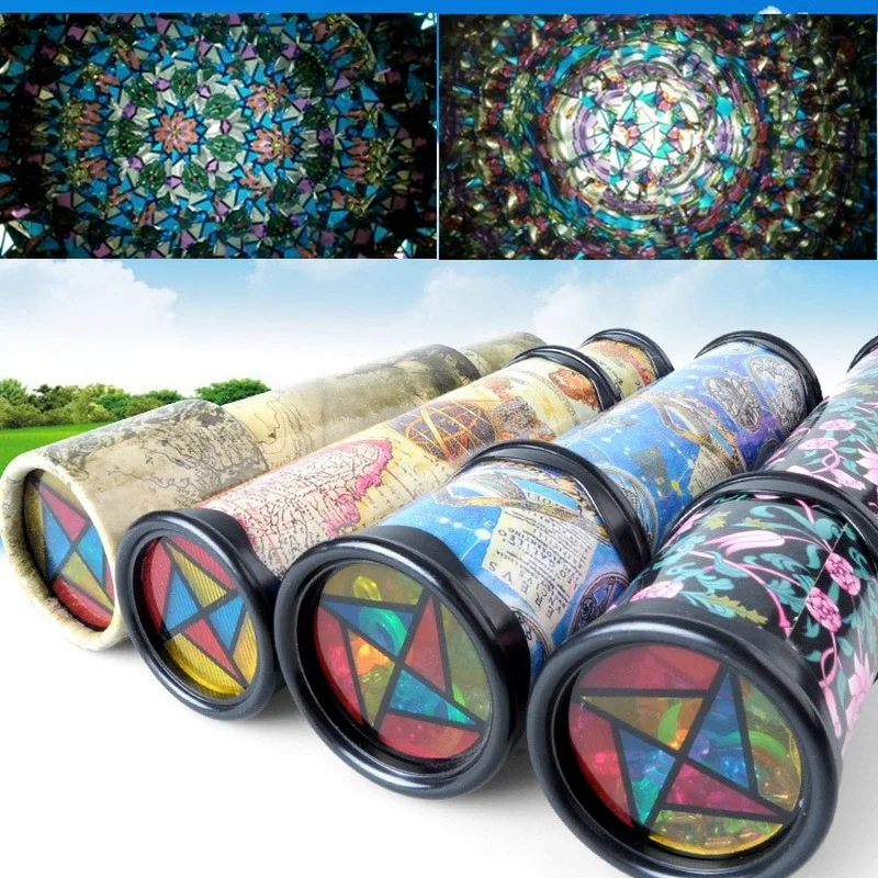 Kids Kaleidoscope Toy Educational Old World Kaleidoscope Magic Rotating Classic Toys for Children Boys Girls Gifts children toys