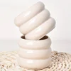 Ceramic creative succulent circle flowerpot simple desktop decoration 2