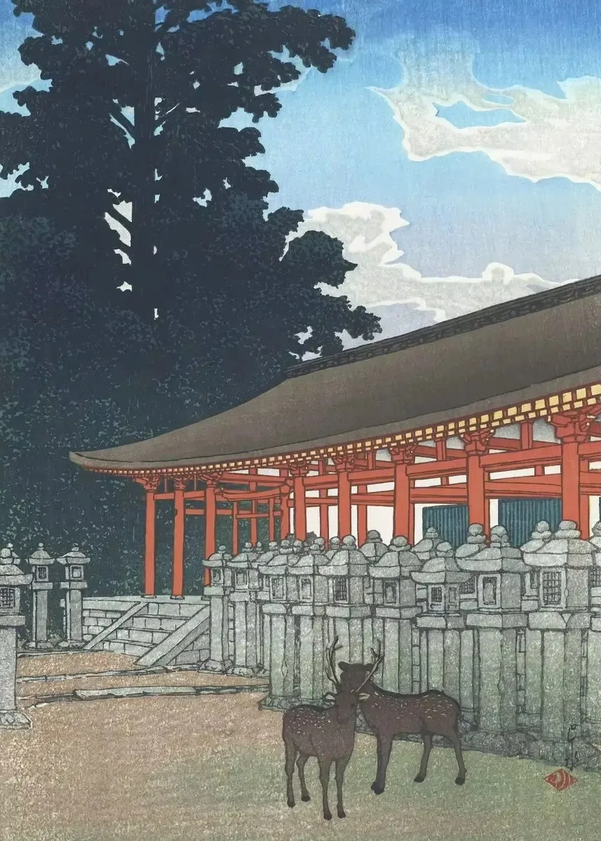 Vintage Japanese Landscape Artwork Canvas Print by Kawase Hasui – Elegant Wall Art