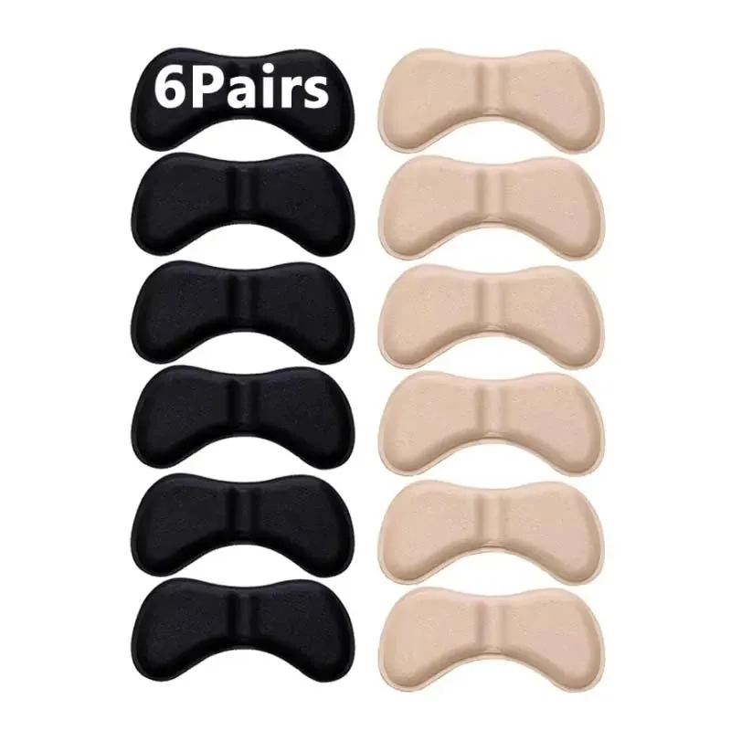 6Pairs Ferse Einlegesohlen Patch Schmerzen Relief Anti-verschleiß Kissen Pads Fußpflege Ferse Schutz Klebstoff Zurück Aufkleber Schuhe einfügen Einlegesohle – Detail 2