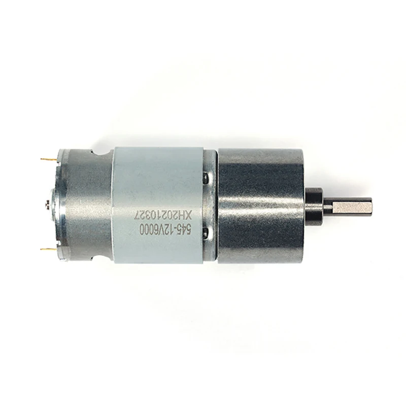 Motor de Engrenagem Elétrica de Alto Torque Toda a Caixa de Metal Jgb37545 dc 12v 24v 12 23 37 47 70 110 200 330 625 1000rpm