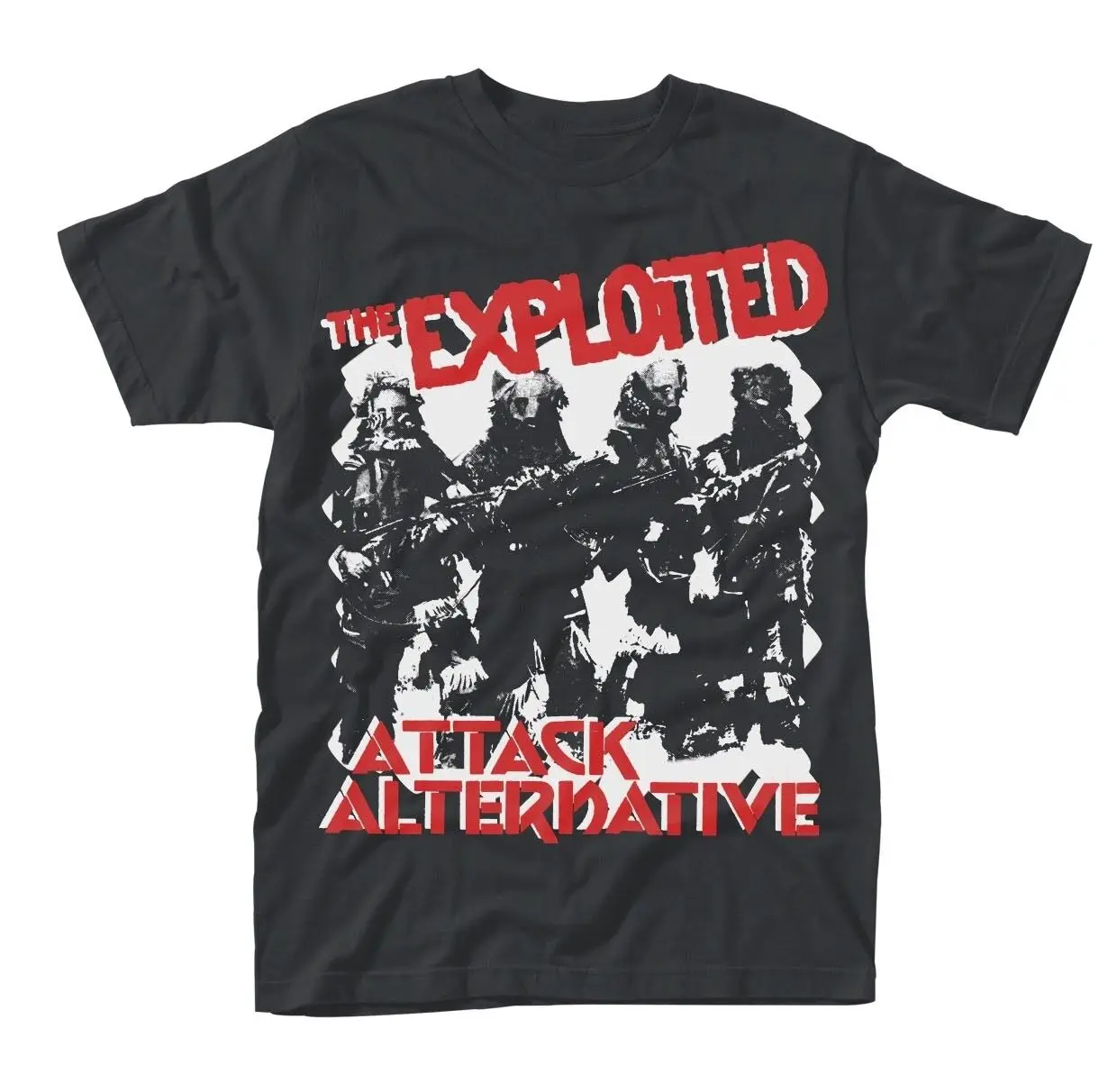 Фото The Exploited ATTACK/Альтернативная новая футболка официальный Merch, gbh, выписка №1