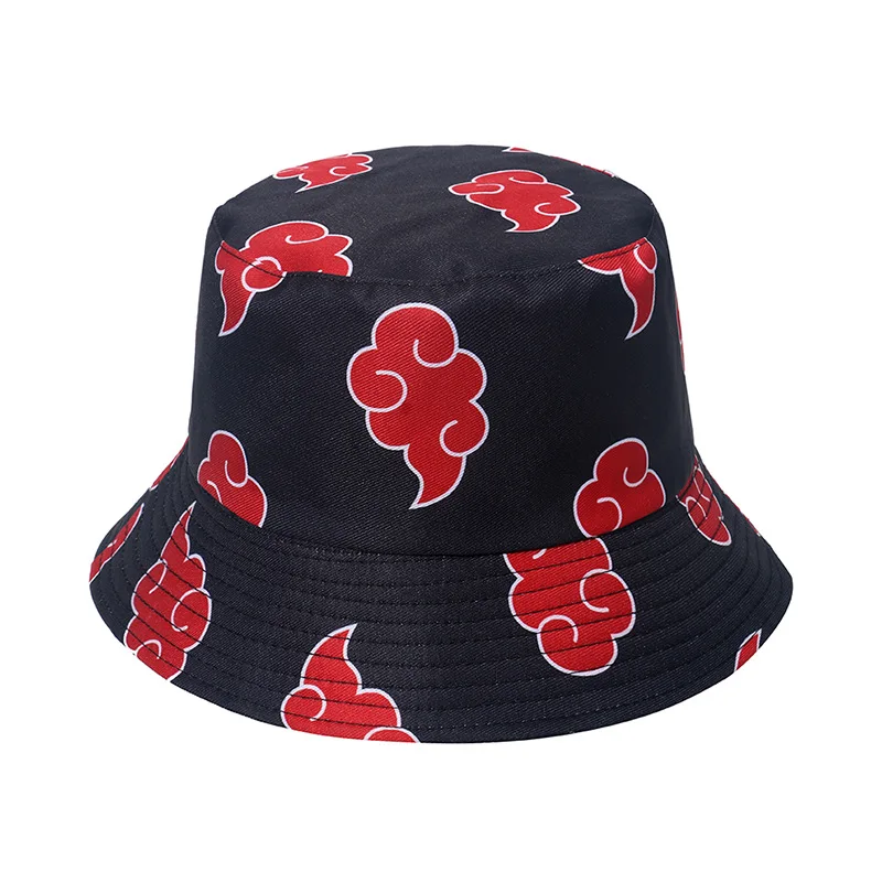 

Anime Series Fashion Auspicious Cloud Pattern Brimless Hat Halloween Graffiti Spring and Autumn Men and Women Fisherman Hats