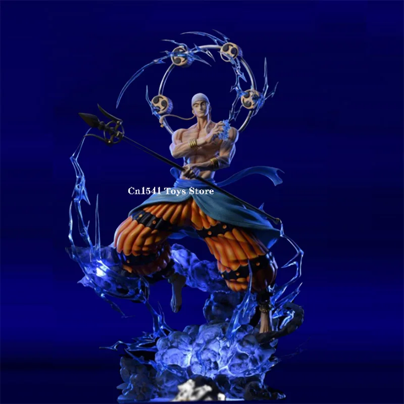 

33cm Anime MAX Enel Figure One Piece Figurine GK Thunder God Enel Action Figure Eneru Statue Led Model PVC Collection Doll Toys