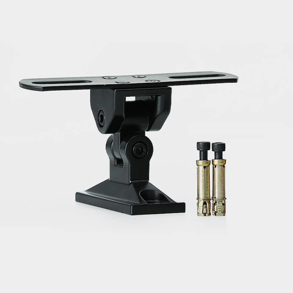 Par De Placas De Montagem Para Alto-falantes - Suporte Para Poste 35mm - 23x23cm Com Almofadas Antiderrapantes