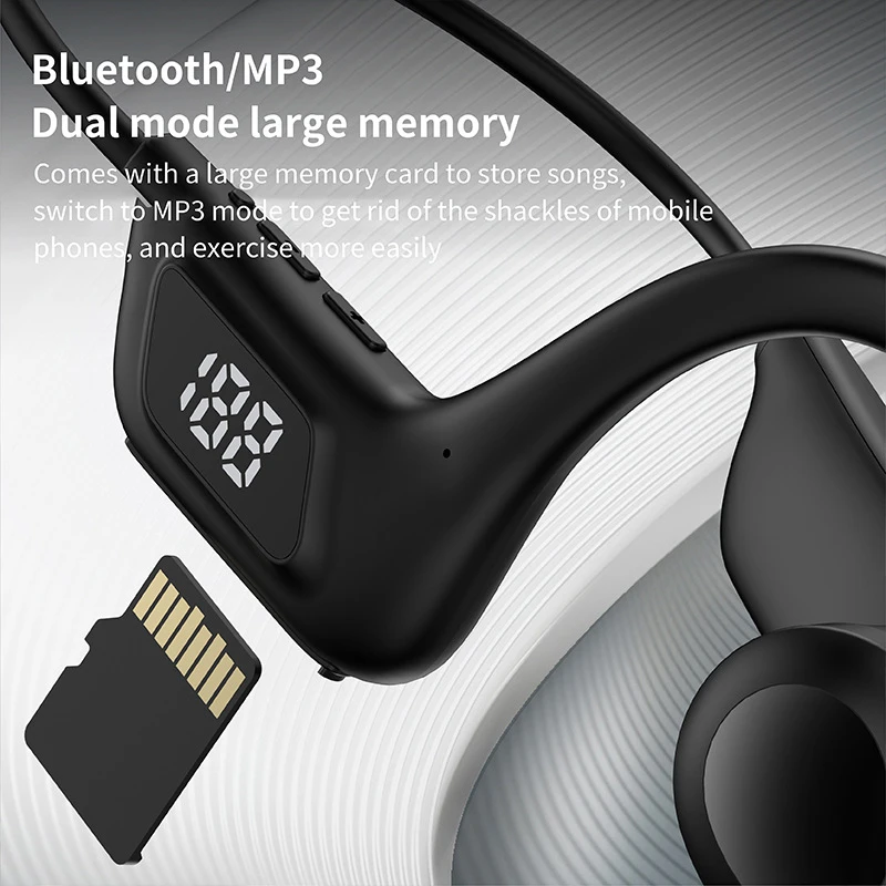 Xiaomi X7 Bone Conduction Wireless Earphone Sport Swimming Bluetooth Compatible Headphone Hand-free With Mic For Sports Earbuds 6