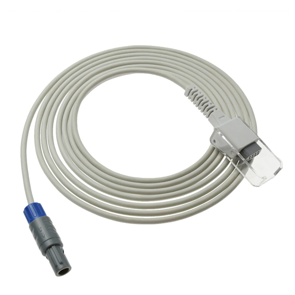 

Compatible MINDRAY MEC 1000/2000,PM 7000/8000/9000,edan Pulse Oximeter Monitor, Spo2 Probe Sensor Extension Adapter Cable
