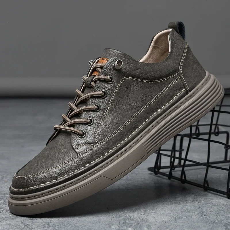 

Summer Genuine Leather Oxford Shoes Breathable Outdoor Sneakers Men Shoes Handmade Leather Shoes Casual Shoe Walking Shoes Men