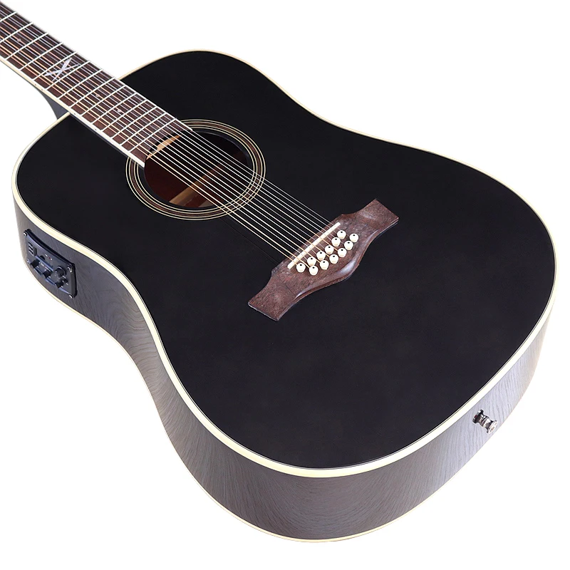定価7,4万　EKO　12弦エレアコギター Amazon | ESP LTL12BLK LTD TL-12 Black 12弦 Acoustic Resonant