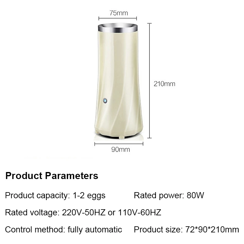 Automatic Rising Egg Roll Maker Electric Heating Eggs Boiler Cup DIY Hot Dog Omelette Master Breakfast Sausage Cooking Steamer 4