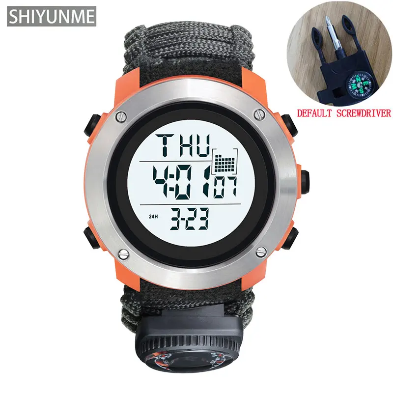 

SHIYUNME 2103 G Style Outdoor Men Military Watch 50M Waterproof Multifunctional Compass Sport LED Digital Electronic Men Watches