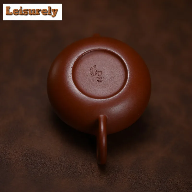 88ml Authentic Yixing Purple Clay Teapots Handmade Antique Pot Raw Ore Dahongpao Mud Kettle Chinese Zisha Tea Set Craft Supplies