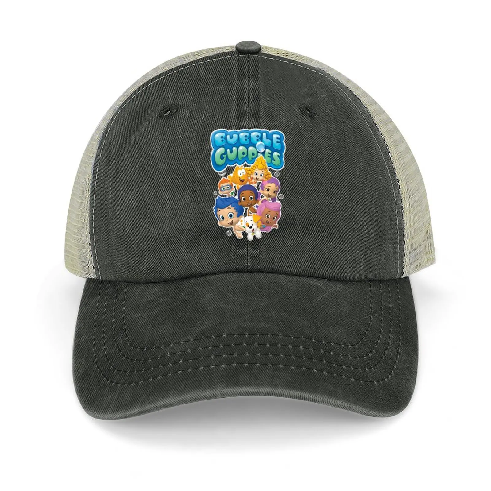 Per Uomo Donna Bubble Guppies Team Christmas Cowboy Hat Hood Rugby Wild Ball Hat Per Uomo Donna
