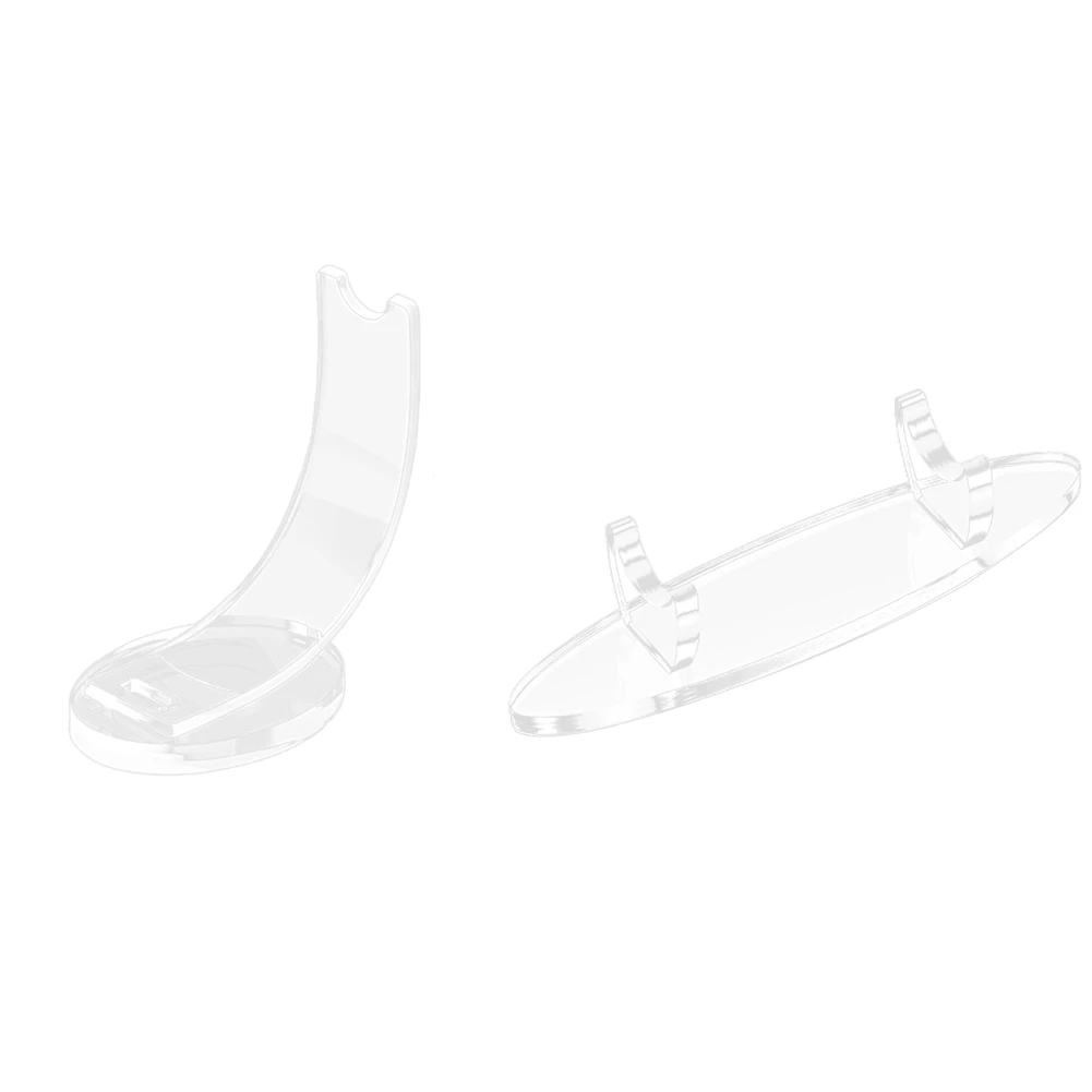 

2 Pieces Acrylic Pen Holder Display Stand Pencil Display Holder Fountain Pen Ballpoint Pen Display Rack (Transparent)