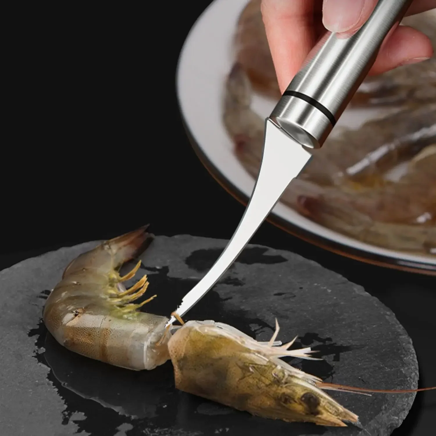 Shrimp Line Knife Is A Professional Tool for Peeling Shrimp, Removing The Back of Shrimp, and Picking Shrimp Lines