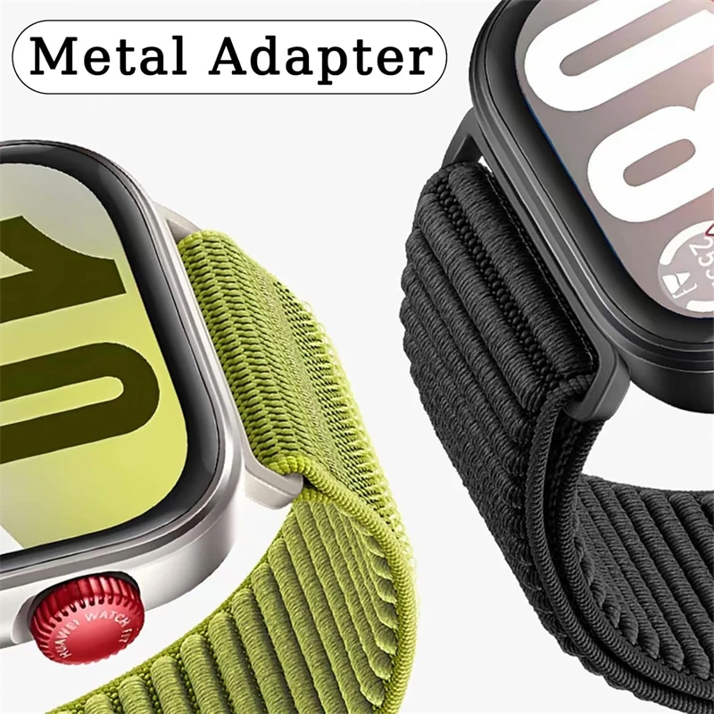Official Braided Nylon Loop Strap - Comfortable & Breathable Band for Smartwatches