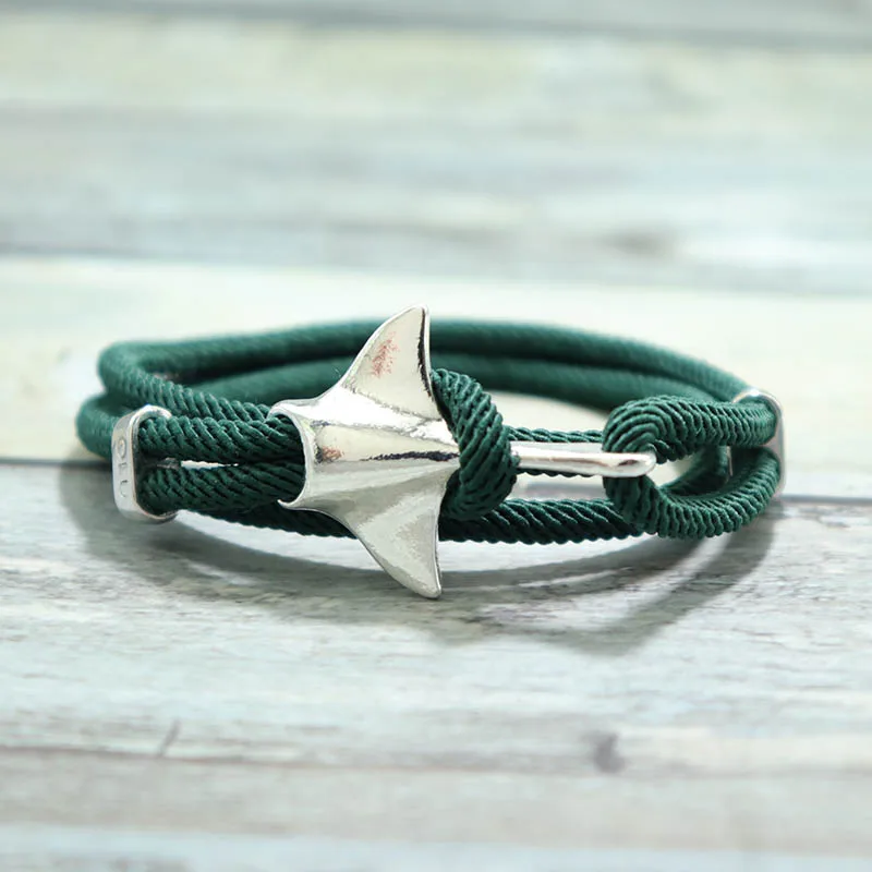 Bohemian Manta Rays Bracelet Handmade Wrap Rope Bracelet