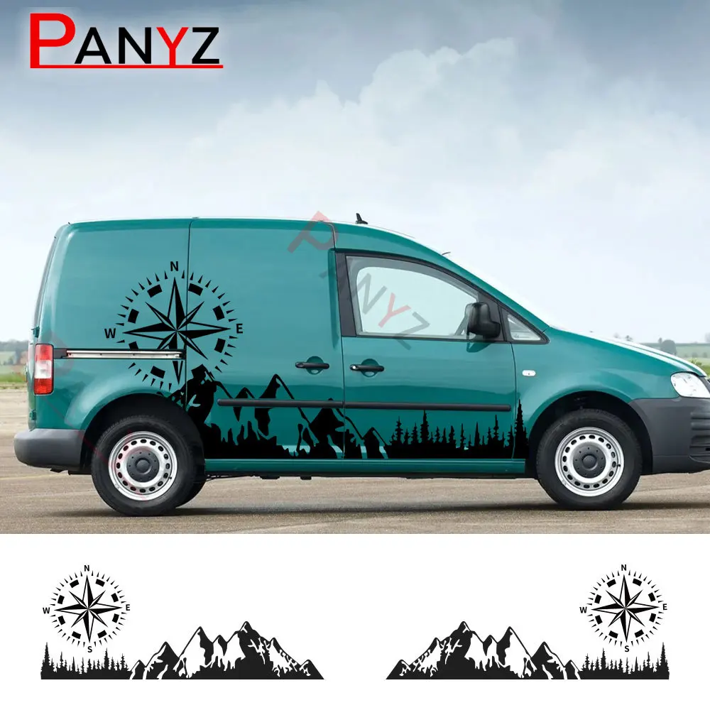 4 Pezzi Adesivi Per Auto Per Volkswagen Vw Caddy Mk1 Mk2 Mk3 2 3 4 Maxi Kombi Camper Van Grafica Decalcomanie In Vinile Accessori Per Tuning