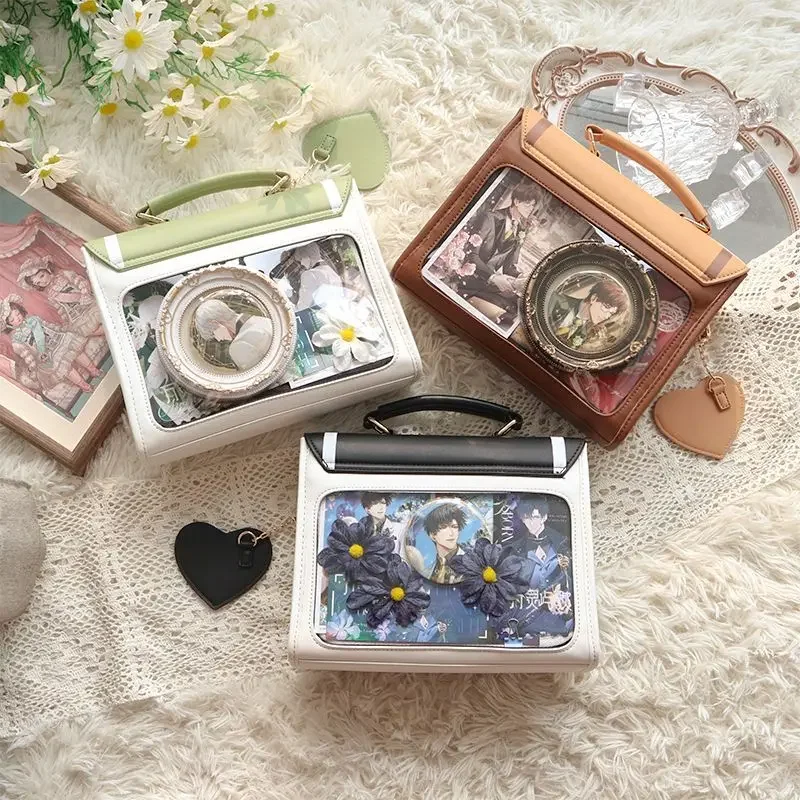 

Ita Bag 2024 Winter Sweet Handbag Women Popular Trendy Transparent Shoulder Bag Fashion Japanese Display Crossbody Bags