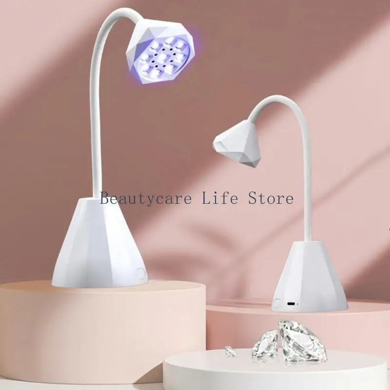652C 네일 램프 LED 27W 네일 건조기 빠른 건조 깜박임 경화 네일 라이트 휴대용