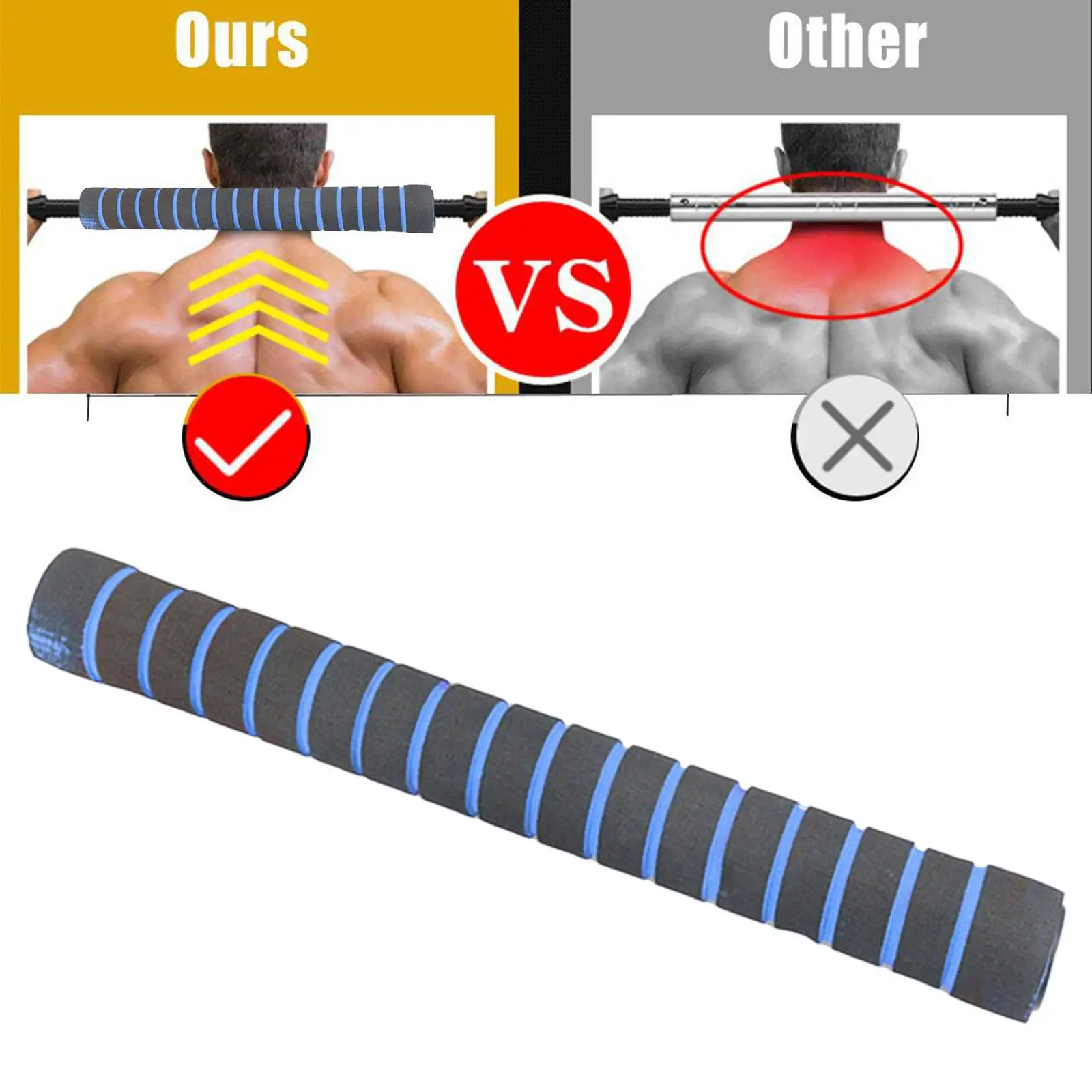 Dumbbell Connecting Rod Dumbbell Extension Bar Fitness Attachment 40cm Barbell dumbbell bars barbell bar