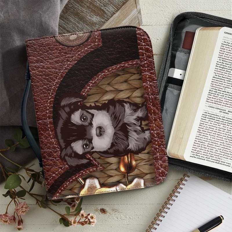 

Yikeluo New Fashion Design Bible Cover Case Women Bible Storage Bags Practical Bible Carrying Case Christianity Prayer Gift