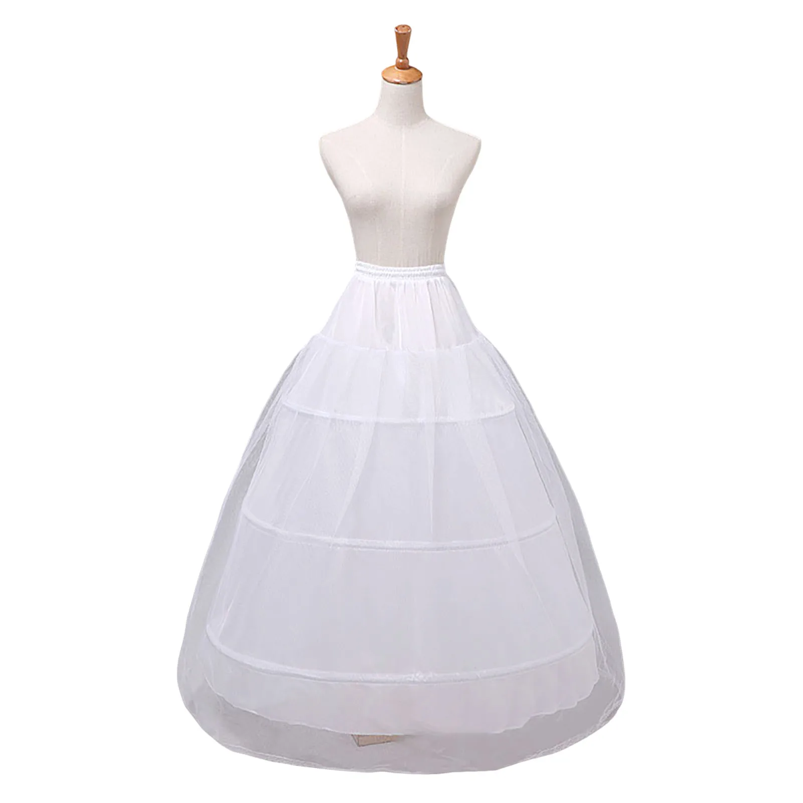 

Bridal Wedding Dress Underskirt Floor Length Wedding Petticoats Long Underskirt for Wedding Dress Skirt Lining