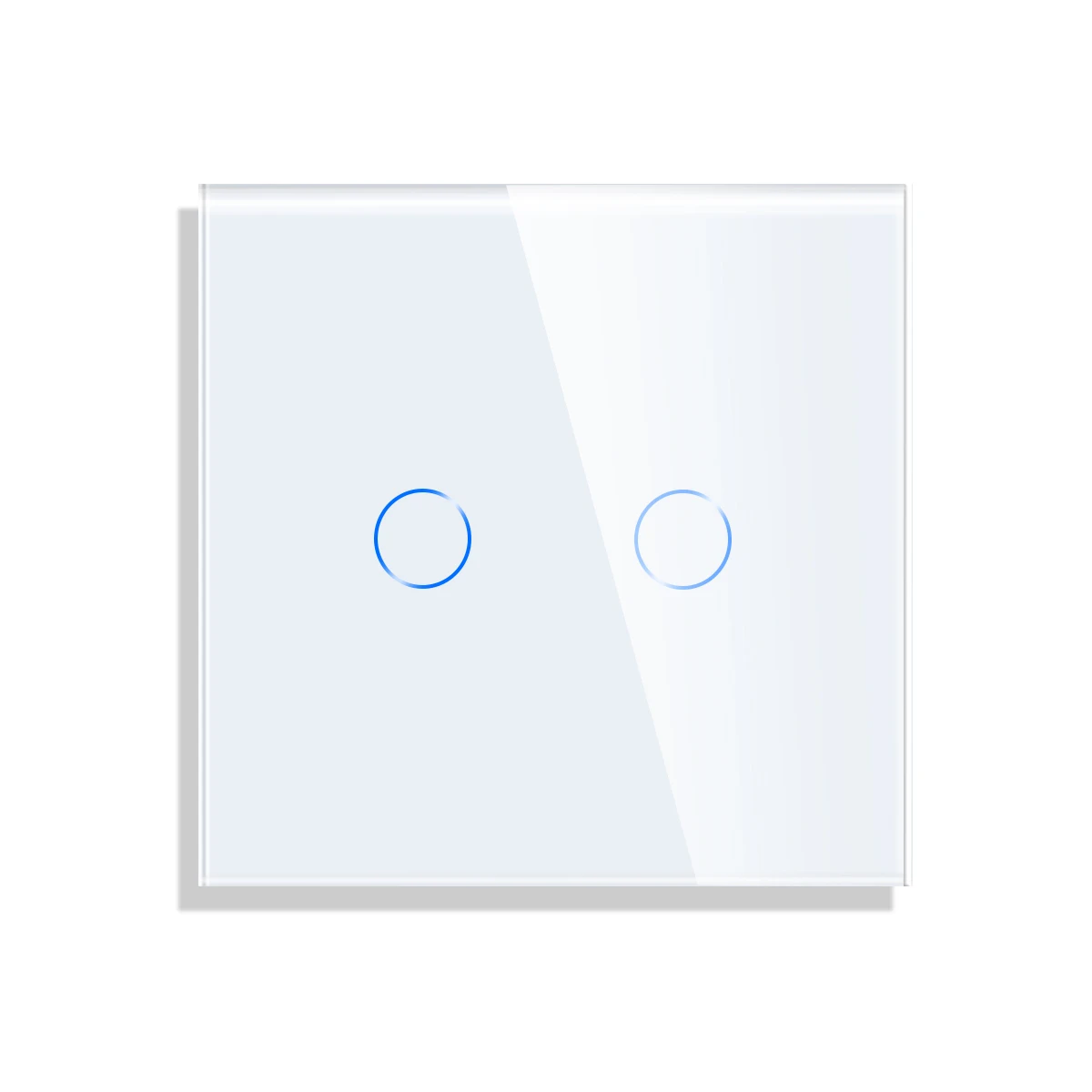 Bingoelec DIY 1/2/3/4 gang Wall Touch Switch Crystal Glass Panel 86mm Pearl White Black Golden Grey Glass Frame DIY-Parts wall touch switch socket