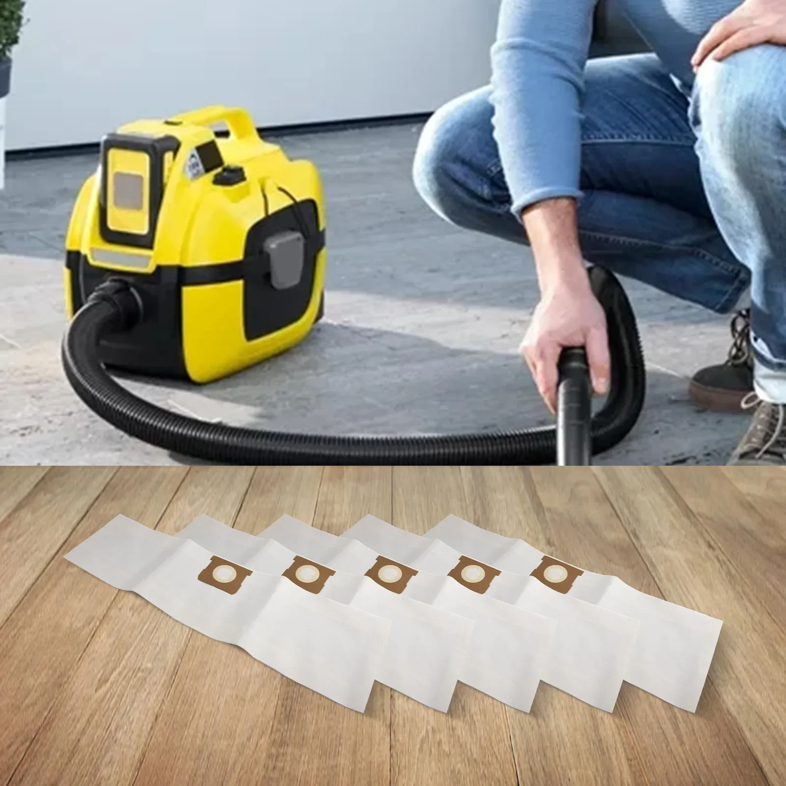 洗えるジッパーフィルターバッグ、Karcher WD3 WD1 MV1 TN対応、掃除機用ダストバッグ 洗える 洗えるジッパーフィルターバッグ、Karcher WD3 WD1 MV1 TNシリーズ掃除機に対応、掃除機ダストバッグ